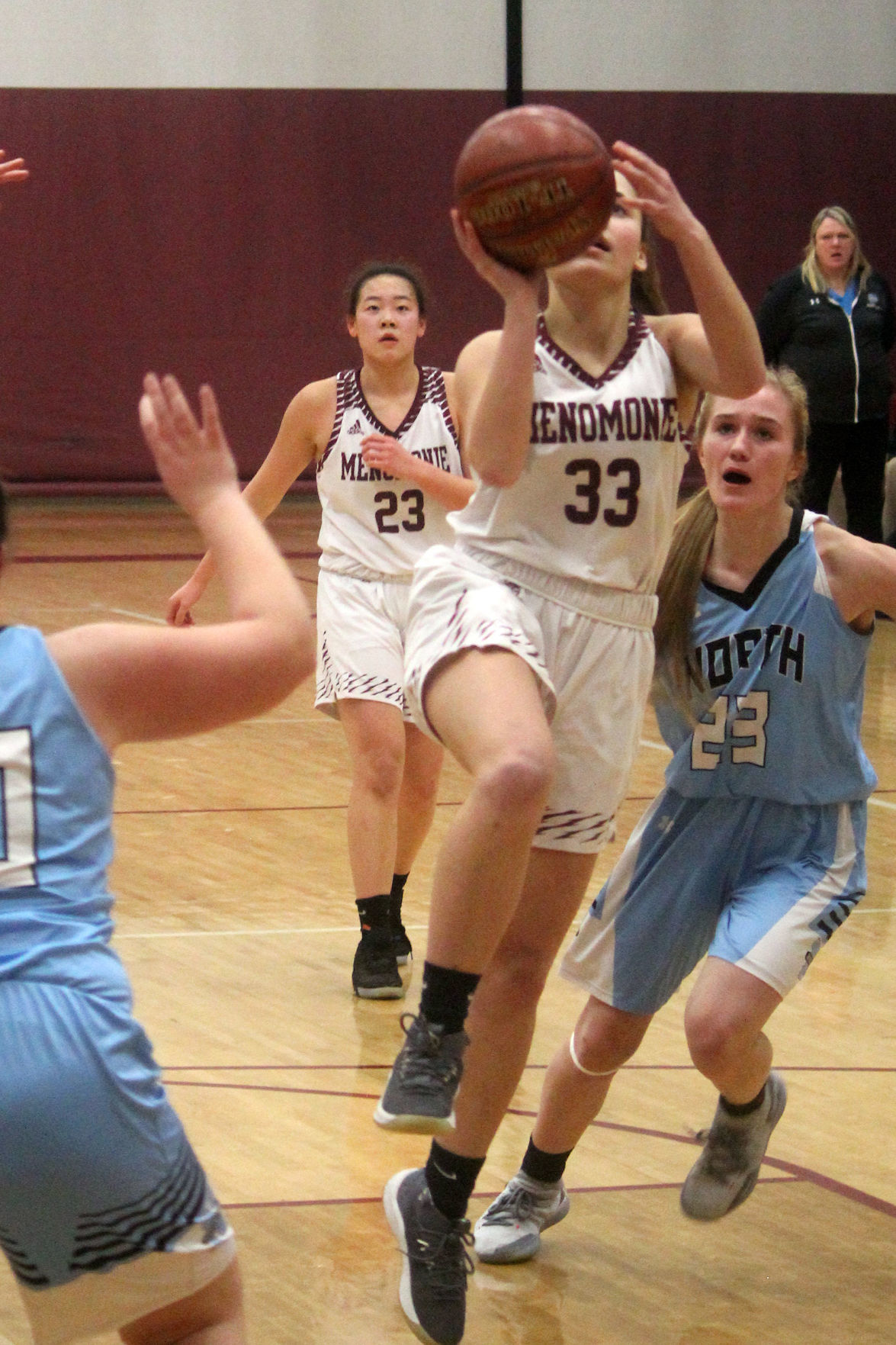Eau Claire North at Menomonie girls basketball 2-13-20